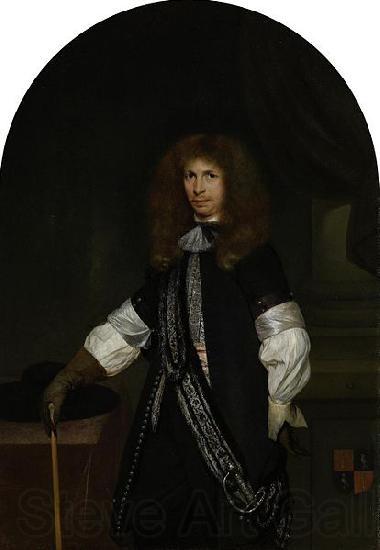 Gerard ter Borch the Younger Portrait of Jacob de Graeff (1642-1690). Norge oil painting art